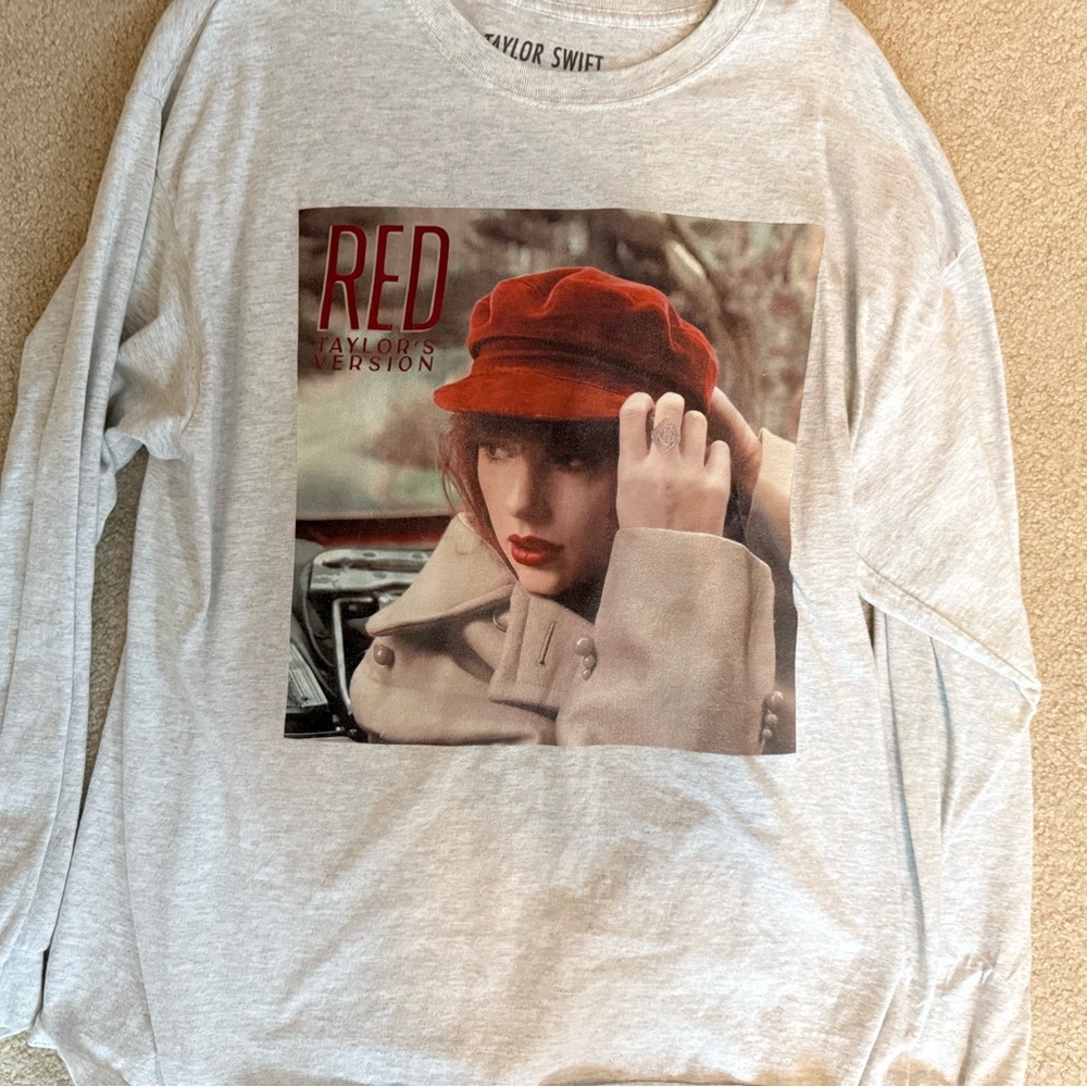 Taylor Swift Gray Cotton Blend Tee